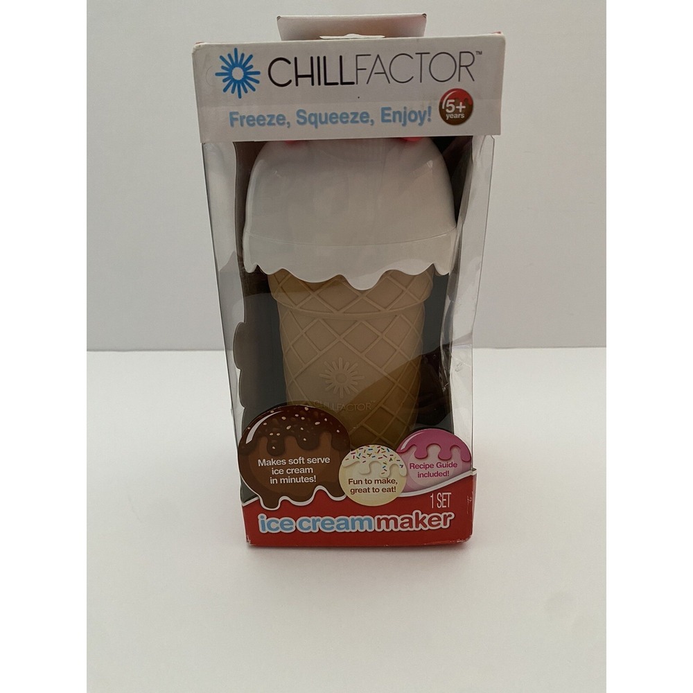 NEW Chill Factor Ice Cream Maker Set | Quick & Easy 4 Step Soft Serve